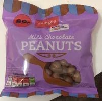 Mill chocolate peanuts