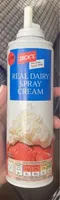 Real dairy spray cream