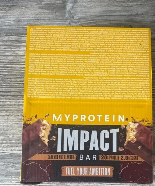 Bar Impact caramel nut flavour