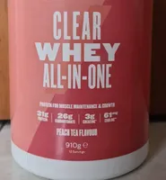 Clear Whey All In One Peach Tea
