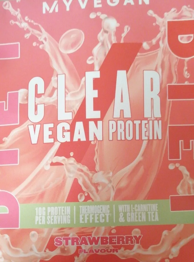 Clear vegan protein Strawberry