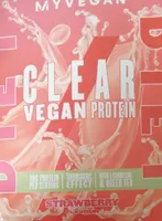 Clear vegan protein Strawberry