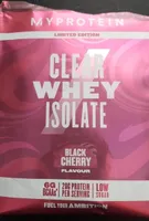 Clear whey isolate Black cherry flavour