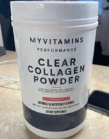 Clear collagen powder