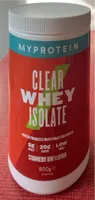Clear whey isolate