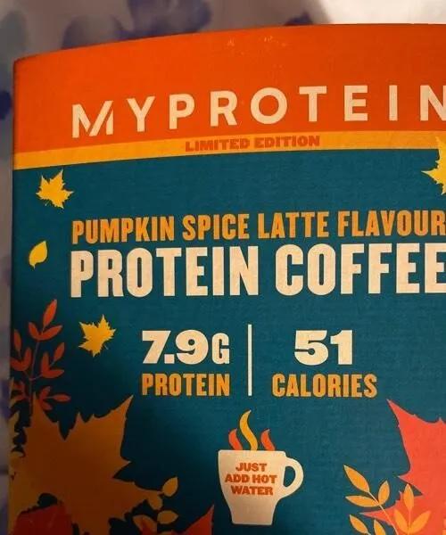 Pumpkin spice latte protein coffee