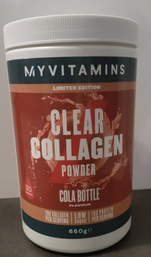 Clear collagène powder