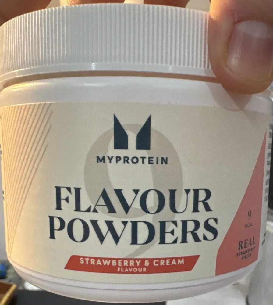 Flavour Powders: Strawberry & Cream
