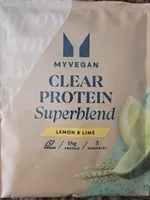 Clear Protein Superblend Lemon And Lime