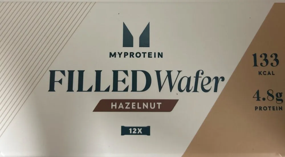 FILLED Wafer Hazelnut