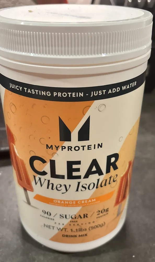Orange Cream Clear Whey Isolate