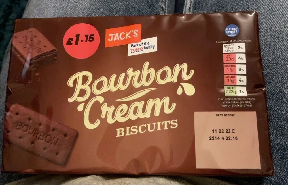 Bourbon cream biscuit