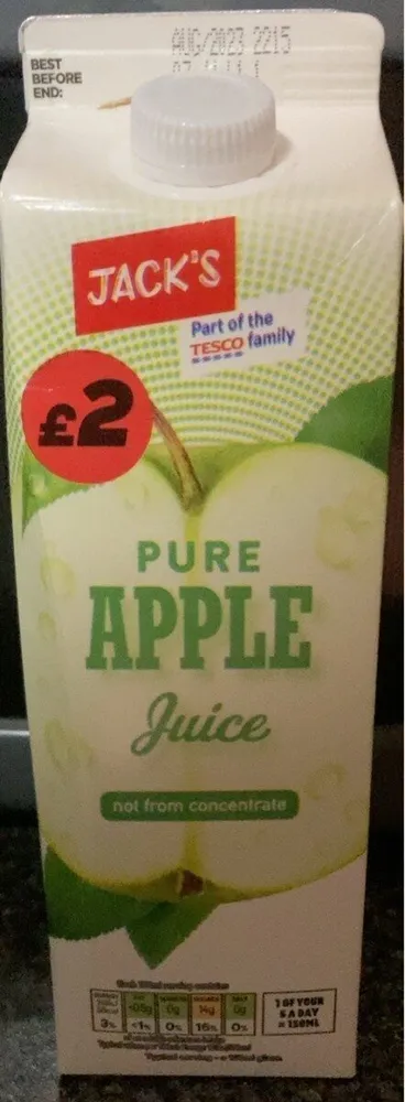 pure apple juice