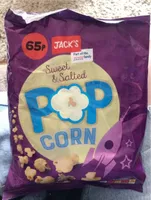 sweet and salted popcorn