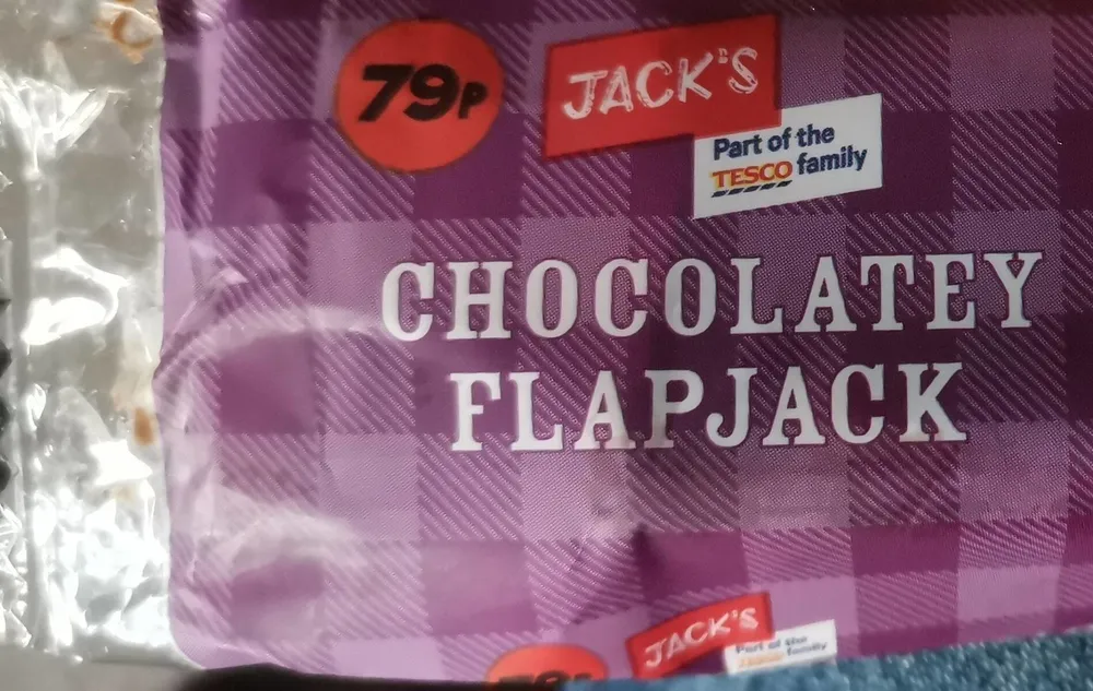 Chocolatey flapjack