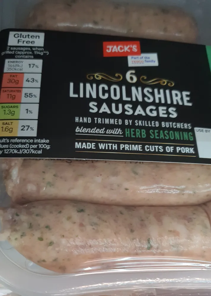 Lincolnshire Sausage