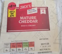 Jacks Mature cheddar