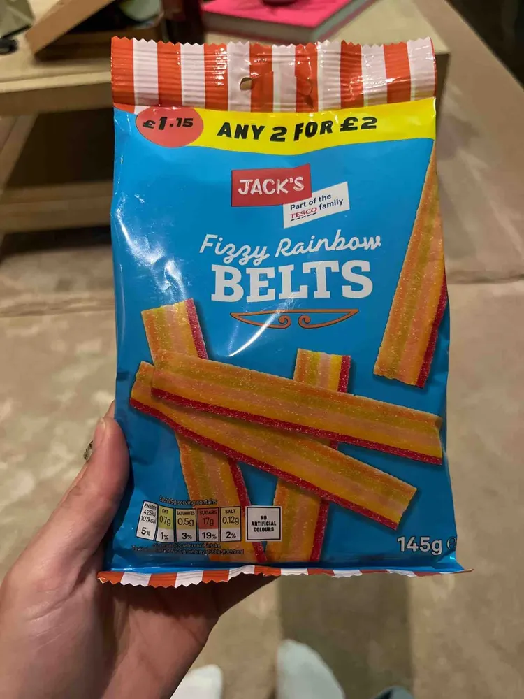 Fizzy Rainbow Belts
