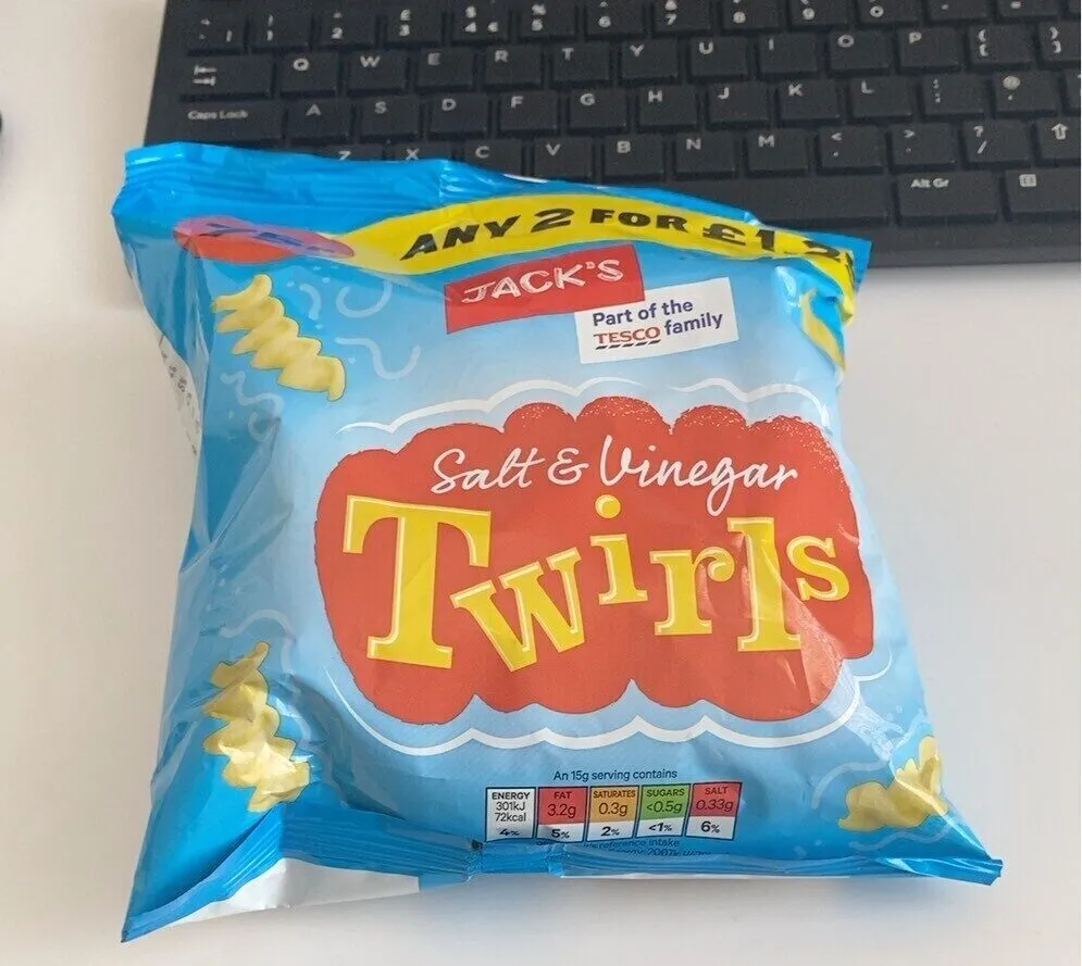 Twirls salt and vinegar