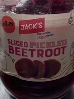 Sliced picked beetroot
