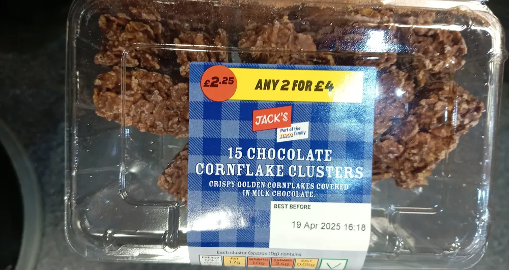 Chocolate Cornflakes Clusters