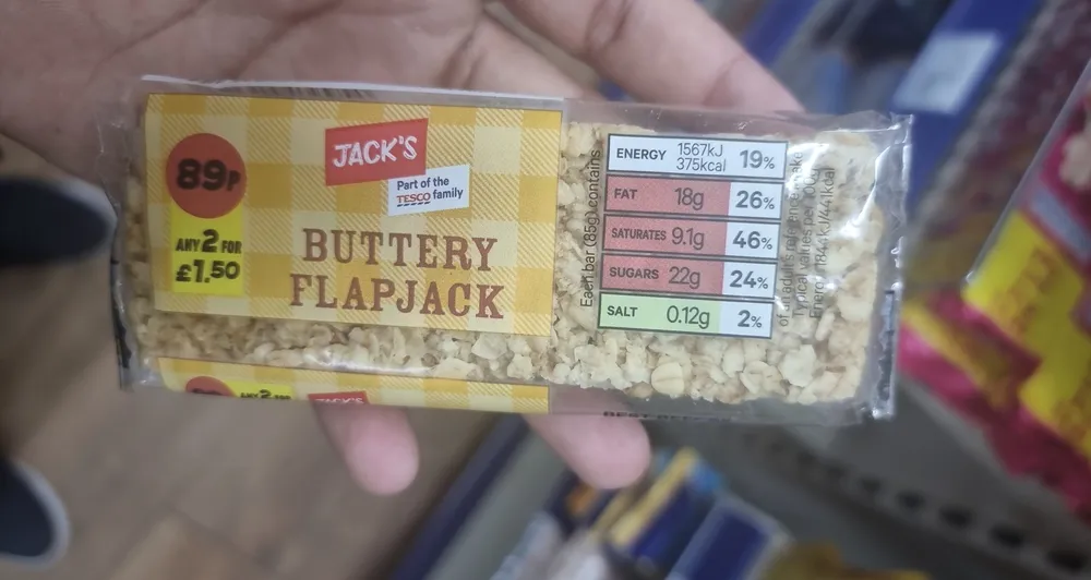 Buttery flapjack
