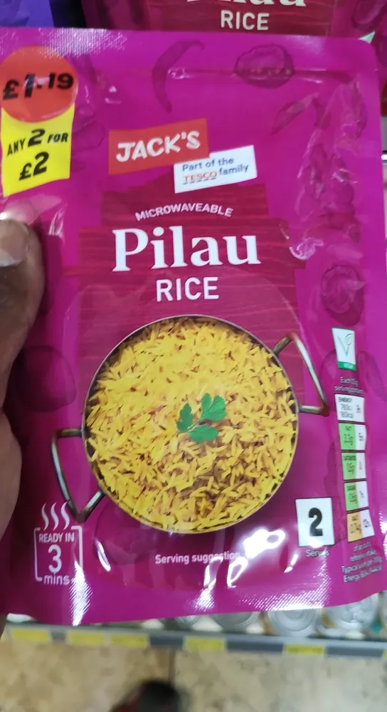 Microwave Pilau Rice