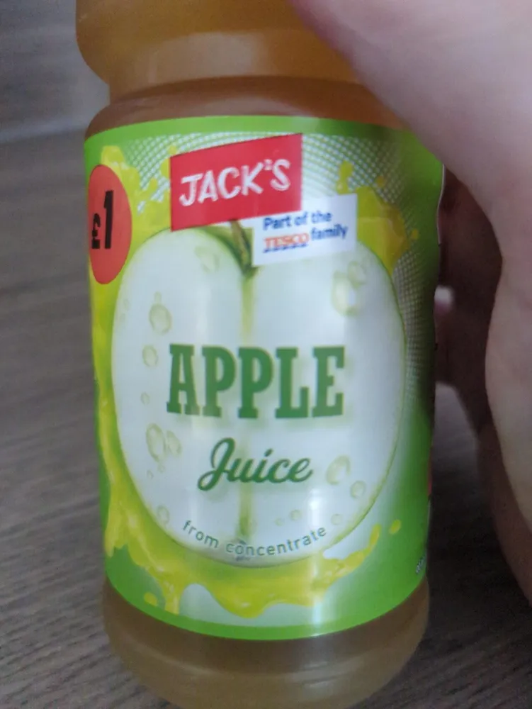 Jacks apple juice