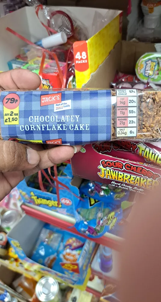 Jack chocolates cornflake cake