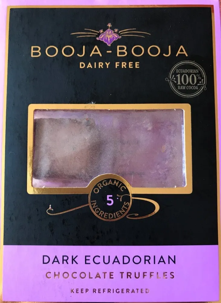 Dark Ecuadorian chocolate truffles