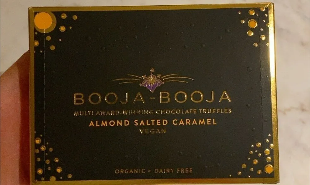 Almond salted caramel truffles