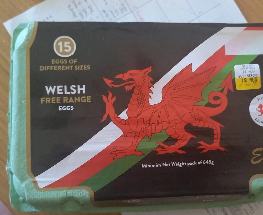 Welsh free range eggs
