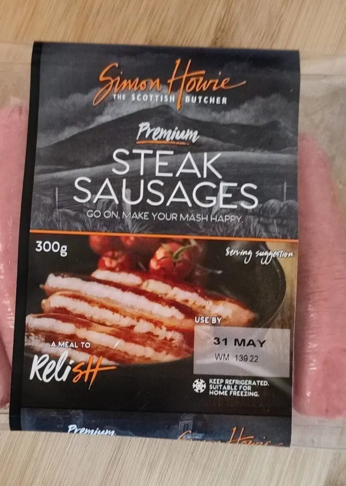 Steak sausages