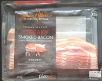 Streaky smoked bacon