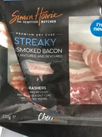 Streaky unsmoked bacon