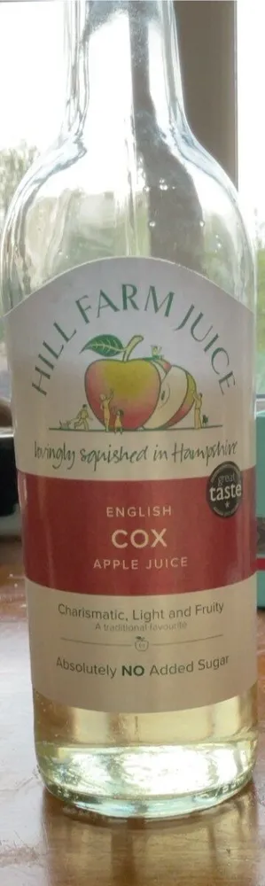 English cox apple juice