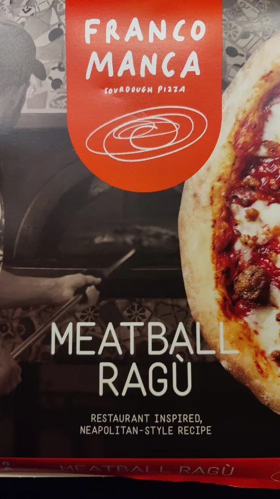 Meatball And Tomato Ragu Pizza