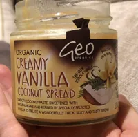 Creamy vanilla coconut spread