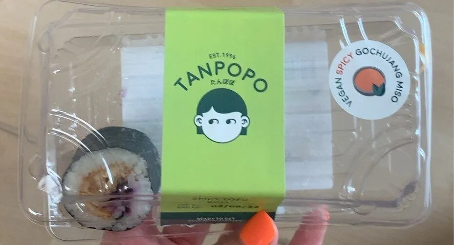 Spicy tofo roll