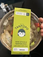 Vege Gyoza & Tempura Rice With Sweet Chilli Mayo