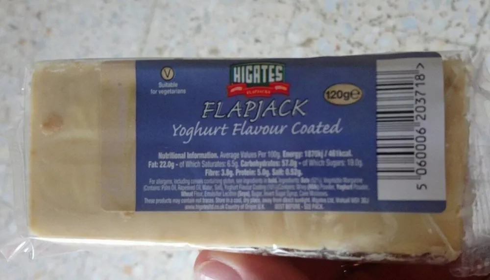 Yoghurt flavour coated
