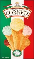Carousel Continental Style Cornets Premium Waffle Cones