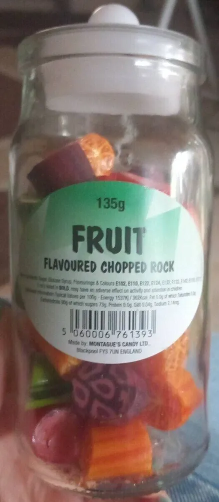 Fruit Flavoured Chopped Rock