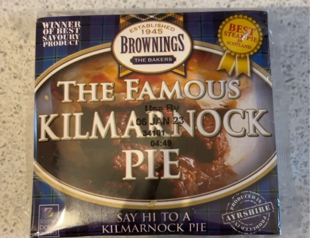THE FAMOUS KILMARNOCK PIE