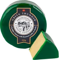 Green Thunder Cheddar Cheese with Roasted Garlic & Herbs  (33,6% MG)
