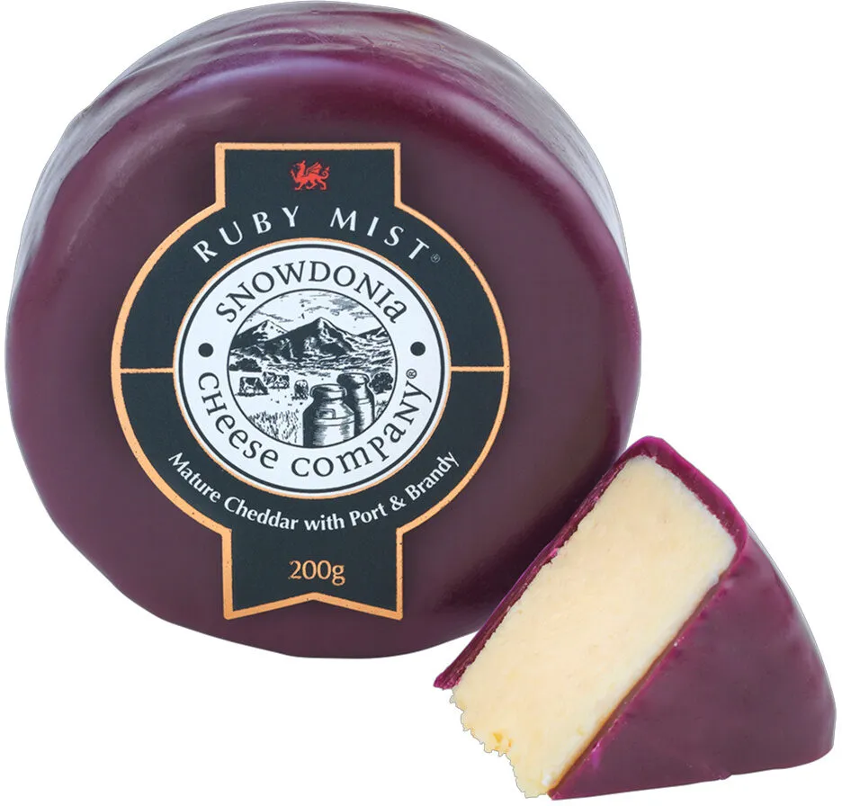 Ruby Mist Cheddar with Port & Brandy