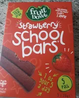 Strawberry school bars