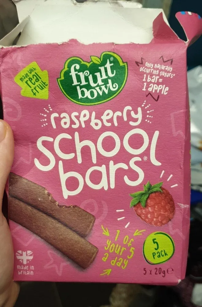 raspberry school bars
