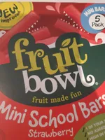 Mini school bars strawberry