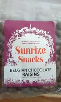 Belgium chocolate raisins
